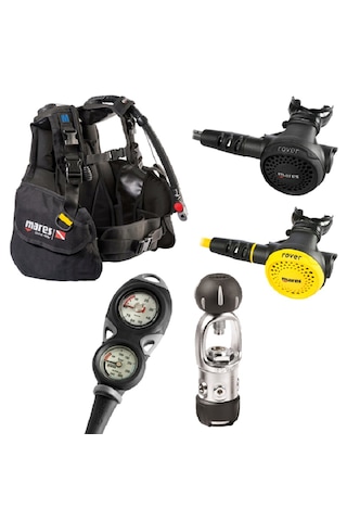 Mares Rover Scuba Regülatör Bc Set Siyah - Gri Mares Rover Scuba Regülatör Bc Set Siyah - Gri