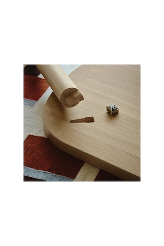 Ikea Stockholm 2025 Yemek Masası Ayağı, Meşe Kaplama, 70 Cm, 4 Adet