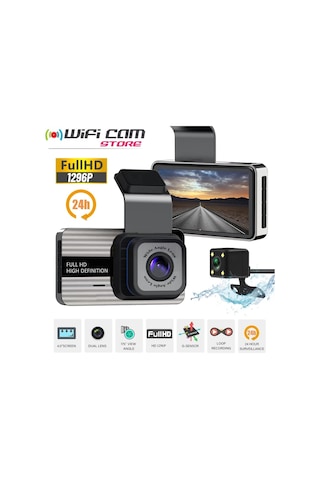 2mp 3 İnç Ultra Geniş Açı Lensli Full Hd Araç Kamerası