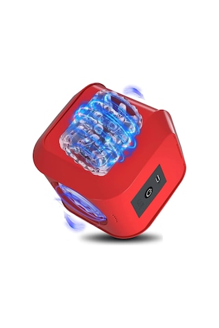 Carmine Git Gel Yapabilen Şarjlı Su Geçirmez Mastürbatör