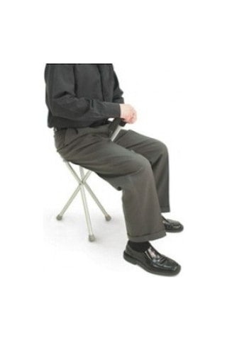 Medwelt Tabureli Denge Bastonu - Ergonomik Ve Taşınabilir