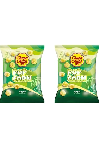 Chupa Chups Pop Corn Apple - Elma Aromalı Patlamış Mısır 90 Gr 2 Adet