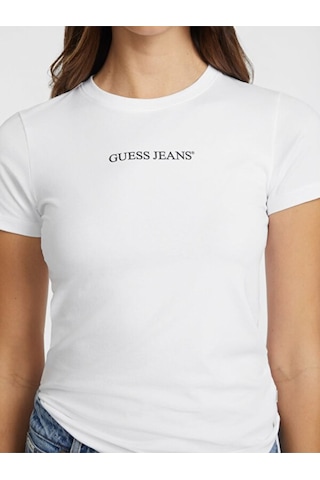 Guess Kadın Tişört-w4yı01j1314 Beyaz