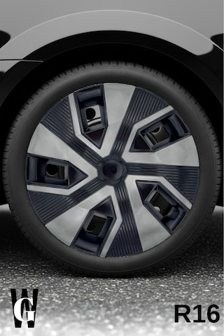 Fiat Doblo 16 İnç Jant Kapağı 4 Adet Siyah Füme C114
