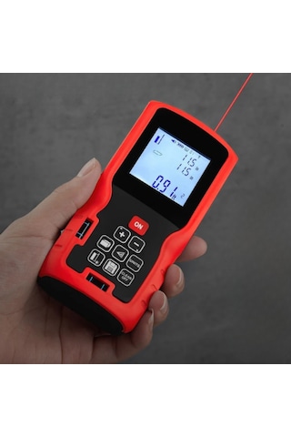 Texta Mtr80 Lazerli Mesafe Ölçer 80 Metre Ölçüm Mesafesi