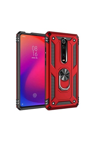 Xiaomi Mi 9T Kılıf Zore Vega Kapak-Siyah