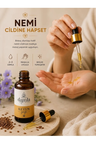 Biodamla Natural Keten Tohumu Yağı 50 Ml