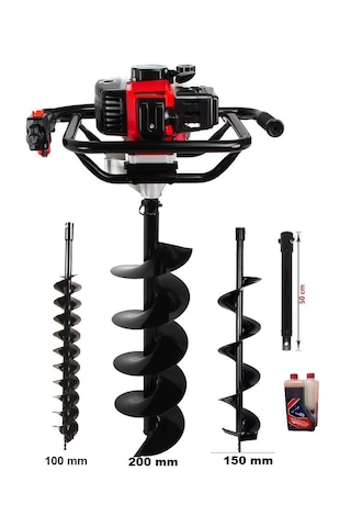 Gardenpro Tkdz-03/52 Toprak Burgu Makinası Set-1