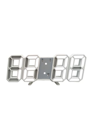 Youtek Beyaz Led Dijital Saat - 8 Karekter 3d Sayı, Usb Ve Dahili Pil, Duvar/üstü Oda Zamanlayıcı Diğer