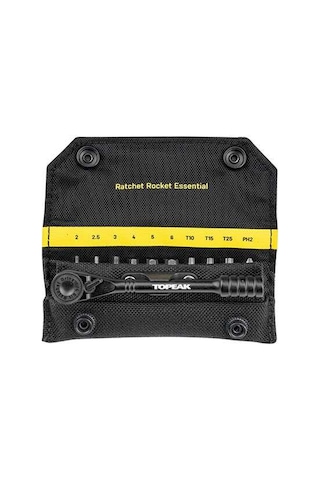 Topeak Ratchet Rocket Essentıal Tt2628 Cırcır Anahtar Seti Siyah