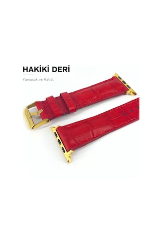 Dxl El Yapımı Hakiki Deri Kutulu İos Watch Uyumlu Kordon 42mm 44mm 45mm 49mm Uyumlu Watch Ultra Kayış