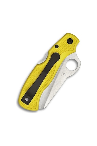 Spyderco Saver Salt 79mm Yellow Ltw Spyderedge Kamp Çakı Sarı