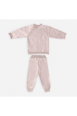 Miespiga Bebek Triko Takım Ponponlu