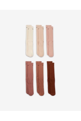 Nike Everyday Plus Destekli Antrenman Crew Çorapları 6 Çift Sx6897-904 Cok Renklı