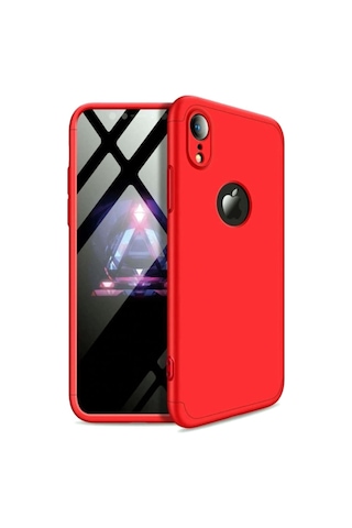 Apple Uyumlu iPhone Xr Gkk Kılıf 360 Derece Tam Koruma