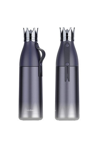 240/350 Ml Taşınabilir Açık Seyahat Termos Taç Isı Yalıtım Bardağı Şişe