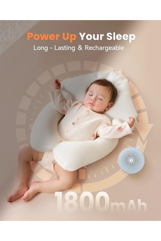 Dreamegg Beyaz Gürültü Makinesi - 21 Rahatlatıcı Ses - Açık Mavi