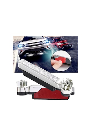 Led Çakar Lamba Seti Beyaz Renk Rüzgar Enerjili