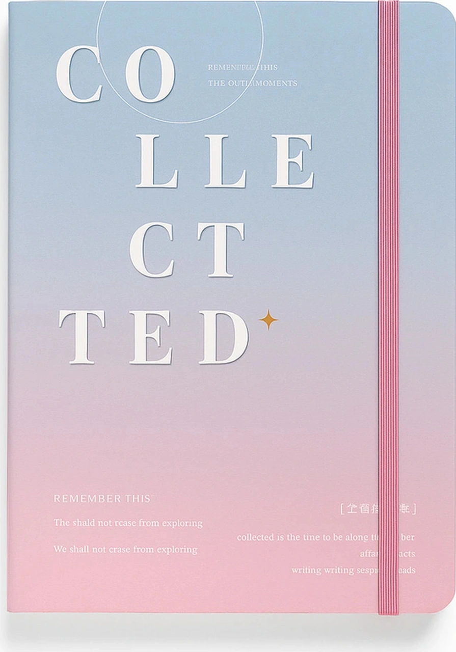 Ajanda Günlük Çizgili Not Defteri Notebook Collectede Mavi