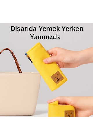 Aibar Taşınabilir Güvenli Mama Sandalyesi - Taşıma Keseli