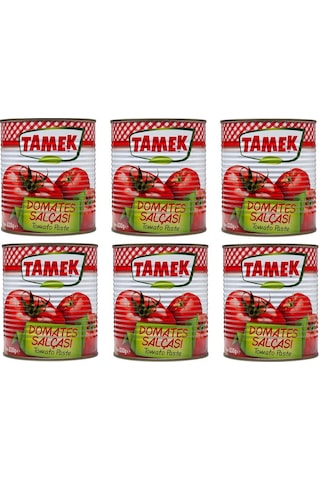 Tamek Domates Salçası Teneke 6 x 830 G