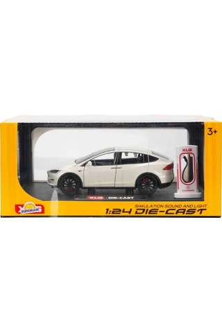 Mey İthalat 4998 -yfn-1 24 Araba Xlg Model-x 5r Sesli Işıklı Kırmızı