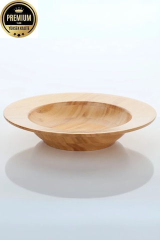 Mien Yuvarlak Bambu Makarna Tabağı 1278 Ahşap