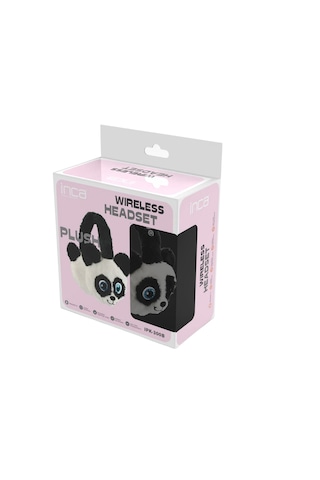 Inca Ipk-300b Kablosuz Bluetooth 5.3 Peluş Kulaküstü Kulaklık 40mm Stereo, 7 Saat Pil, Hafif & Ergonomik