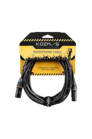Kozmos Kcl-020-6m Mikrofon Kablosu 6 Metre Xlr Xlr