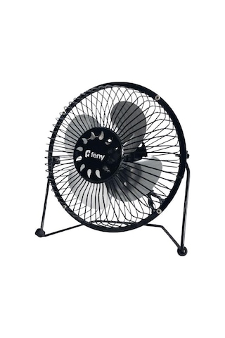 Feny Fn-f87 Metal 360 Derece Dönebilen 6" Mini Masaüstü Fan