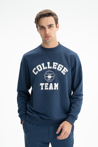AR-MA Arma Erkek Yazı Baskılı Regular Fit Şardonsuz 3 İplik Bisiklet Yaka Sweatshirt 001