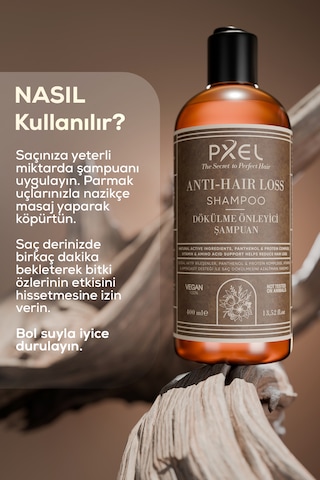 Pxel Saç Dökülme Önleyici Şampuan 400 Ml Vegan Şampuan