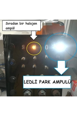 Eraks Dipsiz T10 Park 15 Led Beyaz Smd Ledi İç Tavan-Park-Plaka
