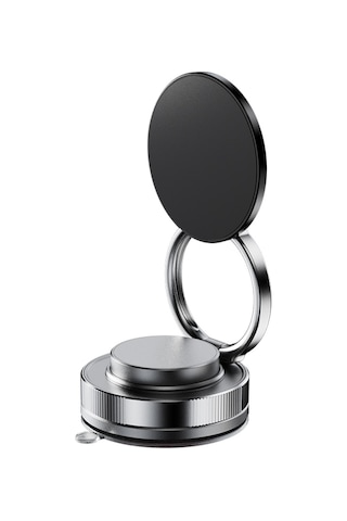 Kilifone - Telefon Tutucu T28 Vakum Özellikli 360 Derece Dönebilen Magnetik Telefon Tutucu - Beyaz - T36060 Beyaz