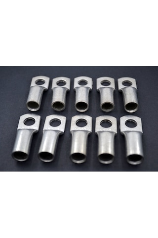10 Adet Sıkmalı Kablo Pabucu Bakır Pabuç Skp 50mm M10