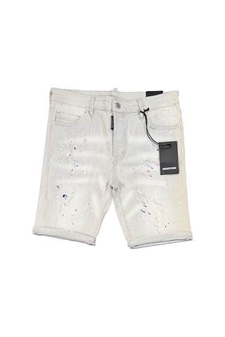 Dsqotheq Kadin Denim Short Grey Gri