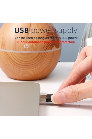 Delux Serisi Işıklı Aksesuar Ofis Aksesuarı Stil Sahibi Usb& 039 Li Hava Nemlendirici