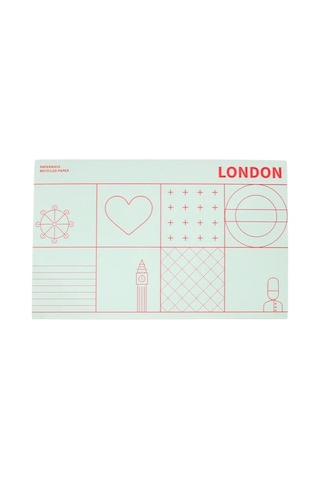 Pansy Daisy Paperways City Deskpad Masaüstü Planlayıcı - London Yeşil