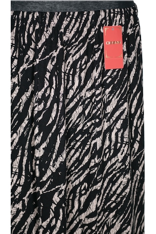 Hesna Kadın Ecem Battal Beden 8 Parça Lastikli Siyah Etek D37 Siyah