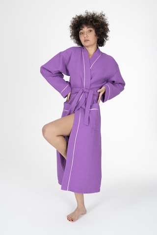 Varol Kaos Serisi Kimono Yaka Pike Bornoz Sabahlık Lila-xxl LİLA