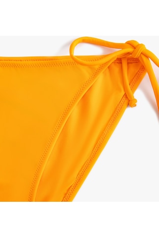 Koton Brazilian Bikini Altı Basic Yanları Bağlama Detaylı Turuncu 4sak00143mm Turuncu
