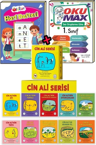 Ata Harf Defteri Anetil Oku Max Cin Ali Seti 10'lu