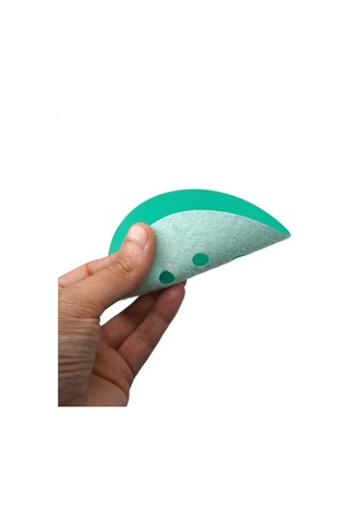 Yeşil Esnek Cırtlı Disk Zımpara 125 Mm 8 Delikli 800 Kum