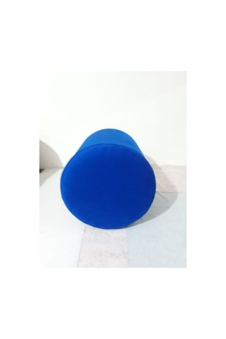 Nesilhomee-Ticaret Silinebilir Nubuk Ve Soho Kumaş Oval Puf