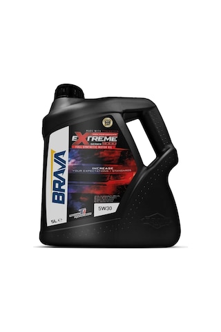 Brava Extreme 9000 5W-30 Tam Sentetik Motor Yağı 4 x 5 L