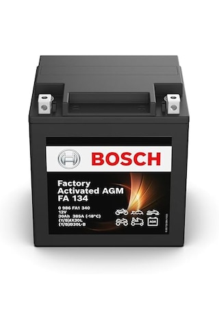 Bosch 12v 30 Ah Agm Akü Atv - Jetski - Jeneratör