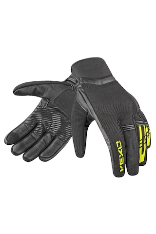 Vexo Aero Plus Siyah-neon Sarı Yazlık Motosiklet Eidiveni