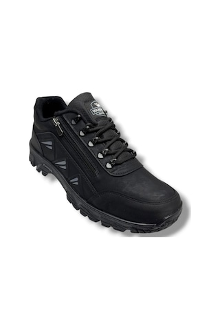 Wanderfull 3007-26 Deri Bağcıklı Outdoor Erkek Ayakkabı 45-47 Siyah