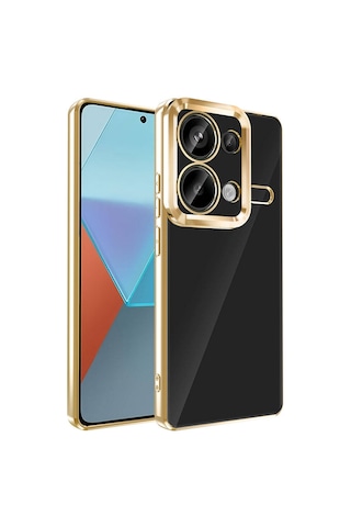 Xiaomi Redmi Note 13 Pro 4g Kılıf Tek Kamera Çerçeveli Logo Gösteren Omega Kapak