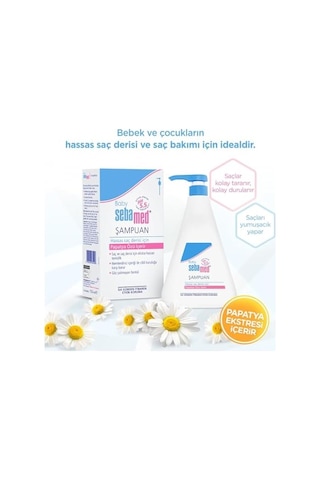 Baby Ph 5.5 Göz Yakmayan Formül Nemlendirici Etkili Papatya Özütlü Bebek Şampuanı 750 Ml Açik Gri